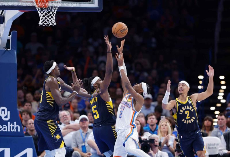 Thunder versus Pacers