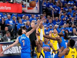 Thunder and Pacers basketball match