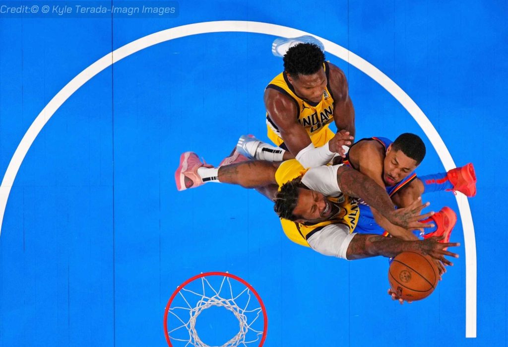 Thunder and Pacers match